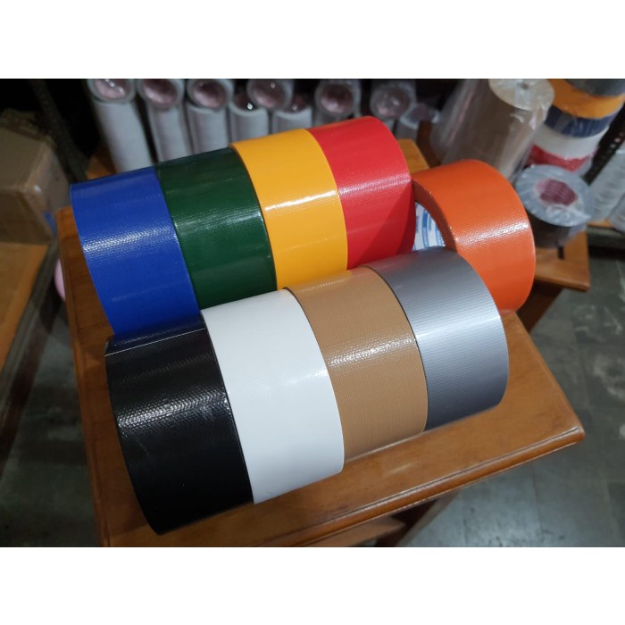 

Mantap Lakban Kain Hitam 2" Inch X 12M Sazanami Cloth Tape 48Mm Warna Lantai Bagus