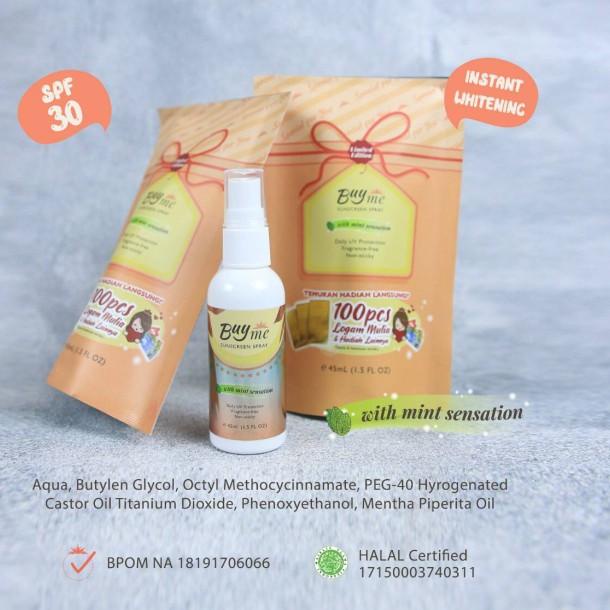 ✷ BuyMe Sunscreen Spray / Sunblock / Sunscreen / pelindung matahari ➫