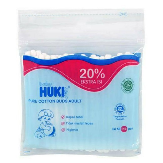 Huki cotton bud / pembersih telinga