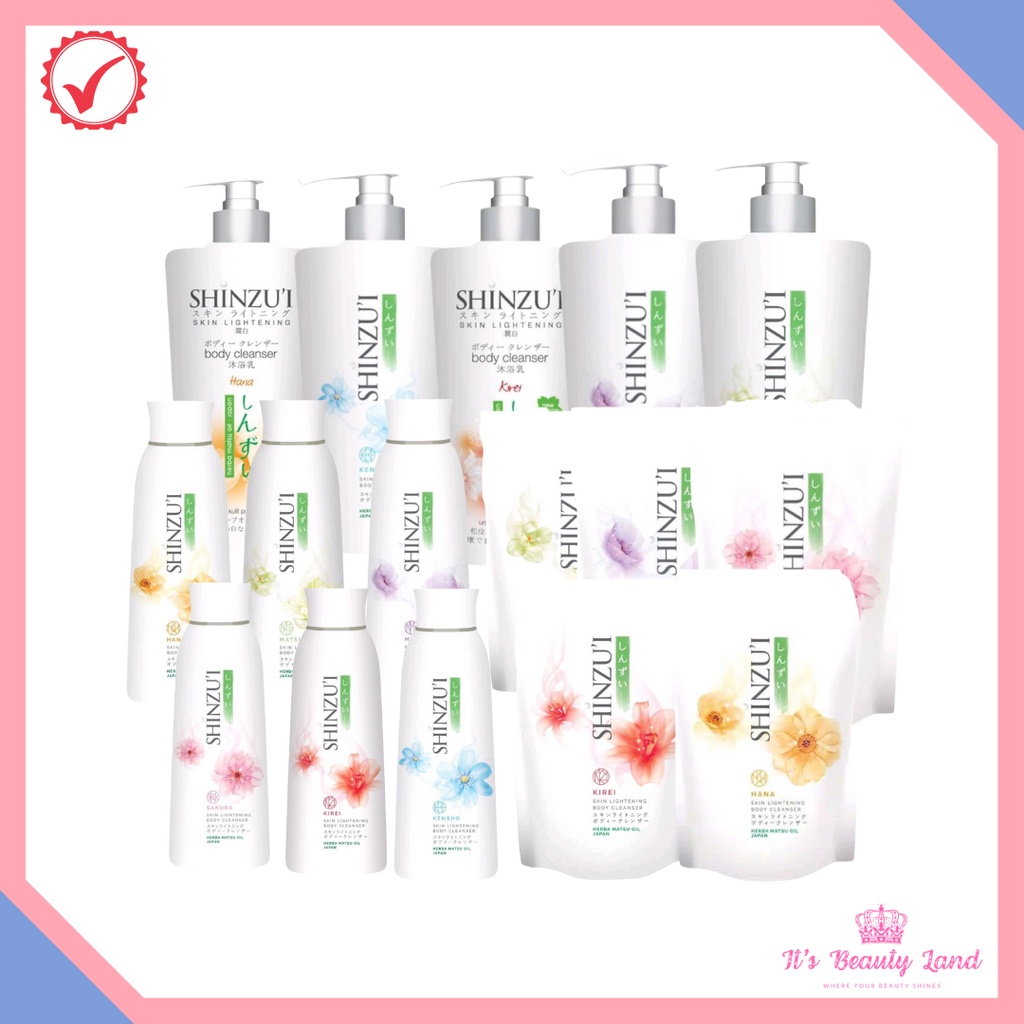 SHINZU'I SHINZUI Lightening Body Cleanser | Sabun Cair Shinzu'i | Body Wash 500ml | Shinzui Sabun Ca