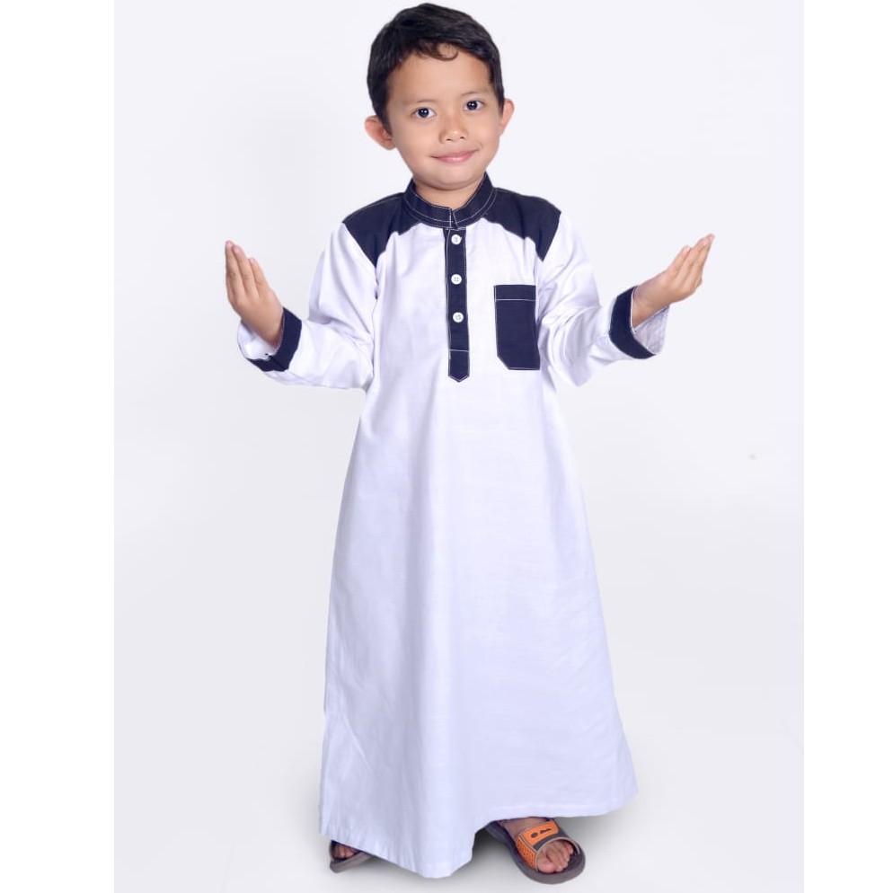 Baju koko anak putih Gamis anak laki laki manasik