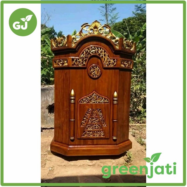 mimbar masjid/mushola jati ukir jepara,mimbar masjid ukir termurah