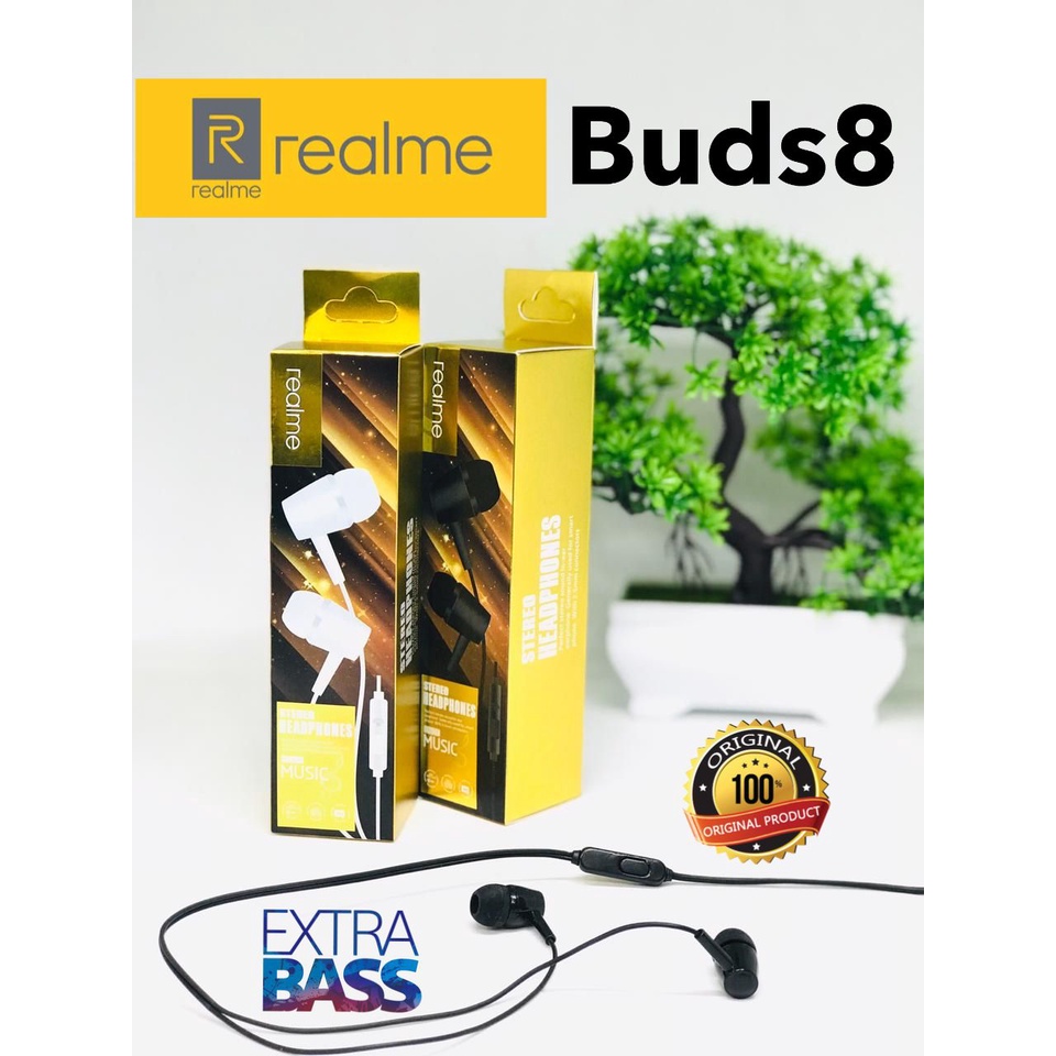 Headset/Handfree Realme Buds Classic Original earphone realme buds 8