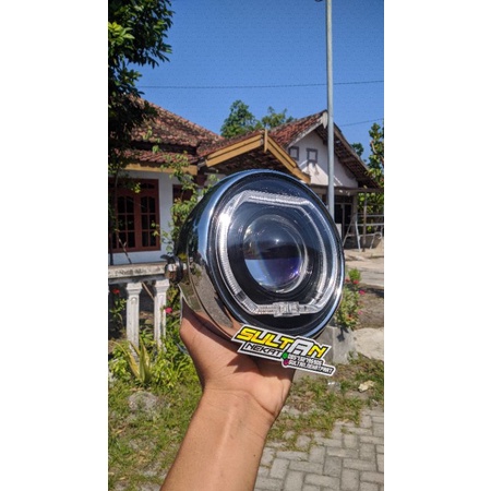 Lampu Reflektor Depan Biled set Batok CB125 Pres 5,75inch pnp cb gl100 gl batok mp tiger tinggal pake