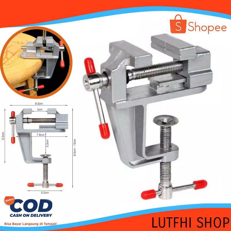 [COD] Ragum Catok Meja Mini Clamp Klem Vise Table