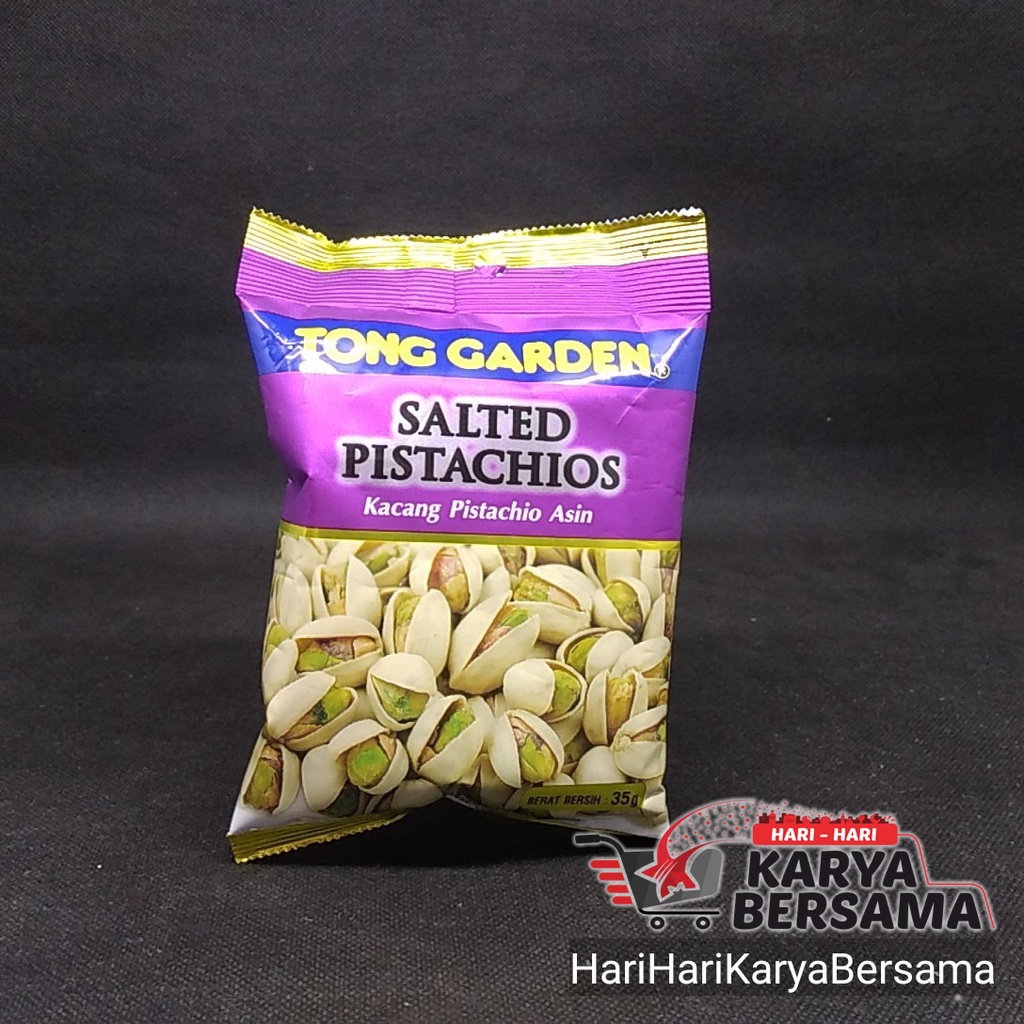 

TONG GARDEN SALTED PISTACHIOS 35GR