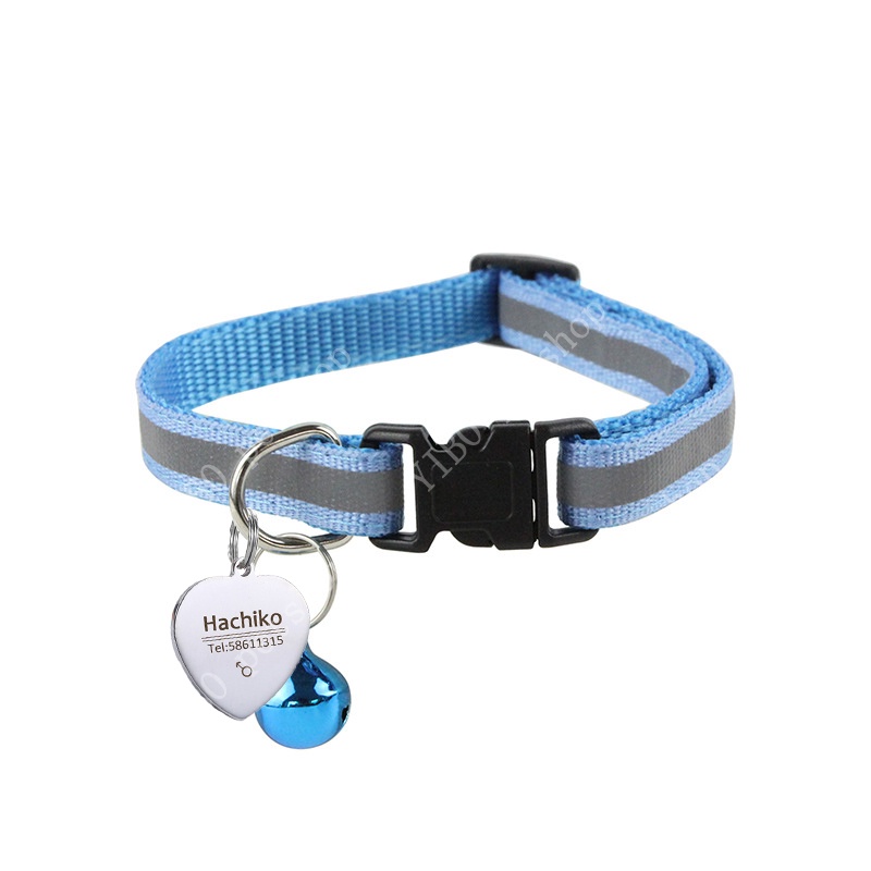 Kalung Anjing / Kucing Peliharaan Bahan Stainless Steel Ukuran 19-32cm