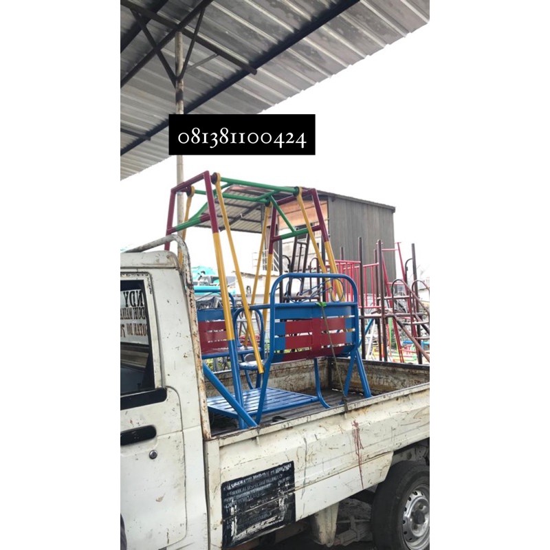 ayunan besi bangku 80 ayunan taman mainan anak bisa untuk dewasa free ongkir jkt