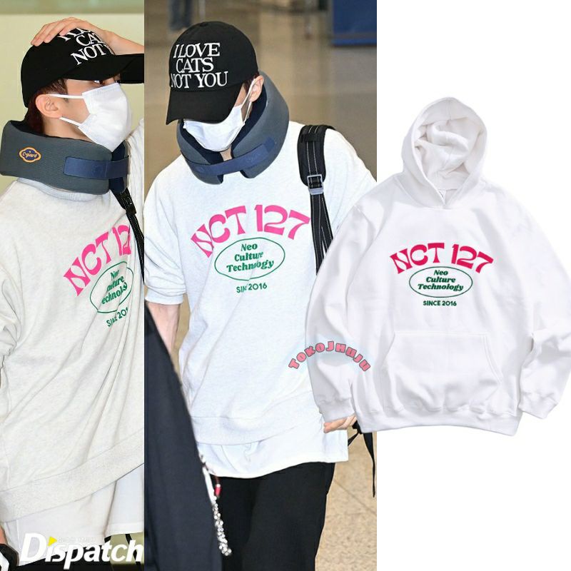 ( versi ) Hoodie Jumper NCT 127 Mark style NCT 127 SINCE 2016 SABLON WARNA DTF