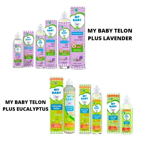 MY BABY Minyak Telon Plus Eucalyptus / Lavender | Longer Protection | Perlindungan 8 Jam 90ml / 150ml