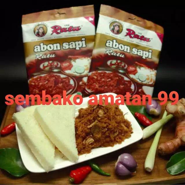 Abon Sapi Asli/abon Cap Ratu Original 90 Gram