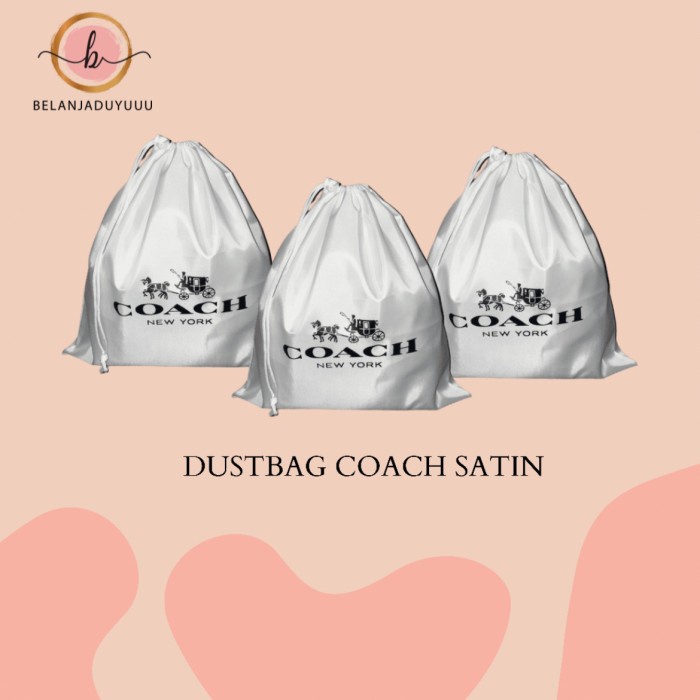 PROMO dustbag coach satin - M