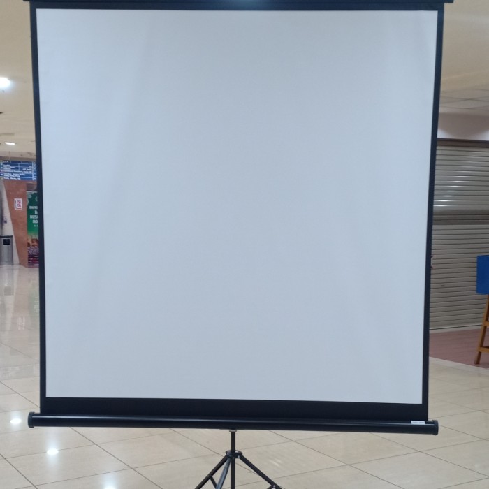 

A81Duya Layar Proyektor Tripod 70" / Tripod Screen Projector 70" - 70 Inch As71S0D