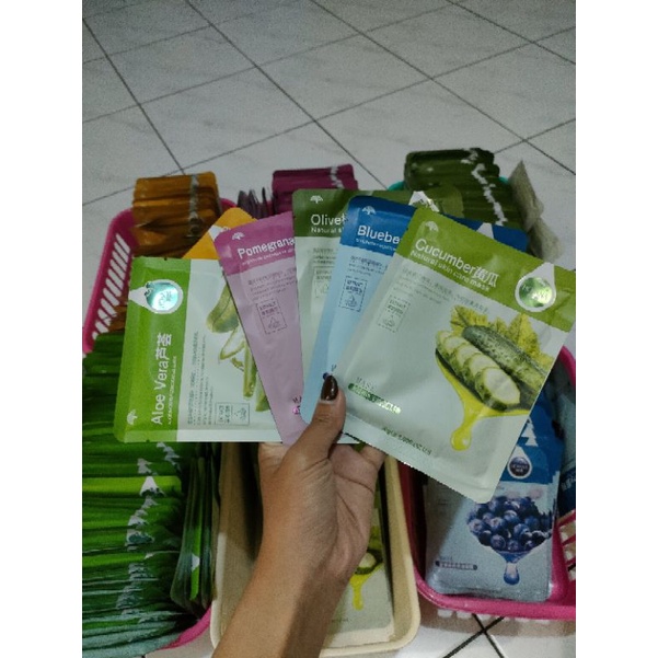 ROREC HCHANA SHEET MASK MURAH (Paket Usaha 1kg)