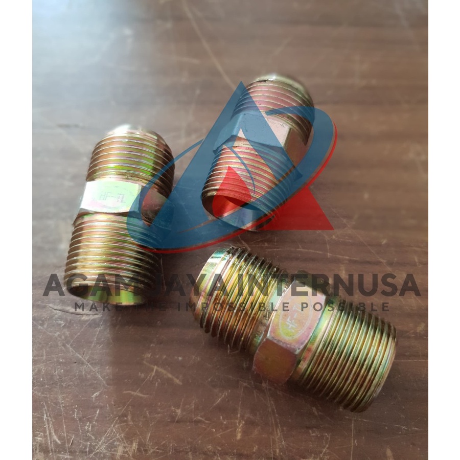 NIPPLE CONNECTOR HYDRAULIC 1" JIC x NPT