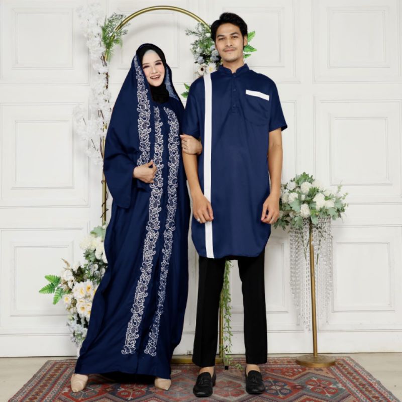 Couple Hidania Kaftan Koko Pasangan Muslim - Baju Pasangan
