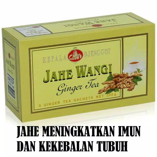 Jahe Wangi Ginger Tea Cap Kepala Djenggot isi 8 Sachet