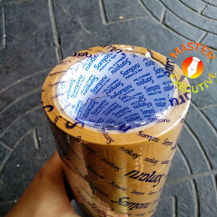 [Roll] Samaru Lakban OPP Packing Tape 45 mm x 55 yard - Coklat Tan