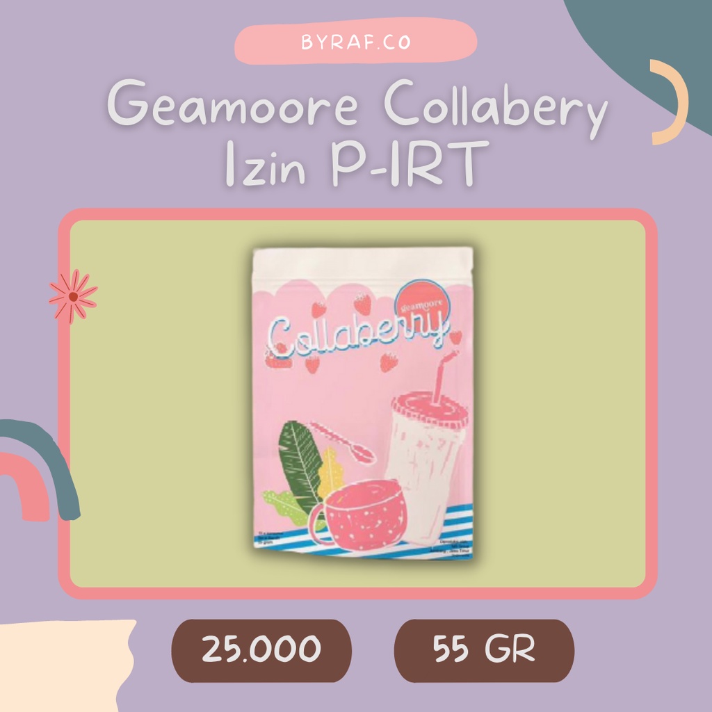 GEAMOORE COLLABERY MINUMAN SERBUK COLLAGEN IZIN PIRT