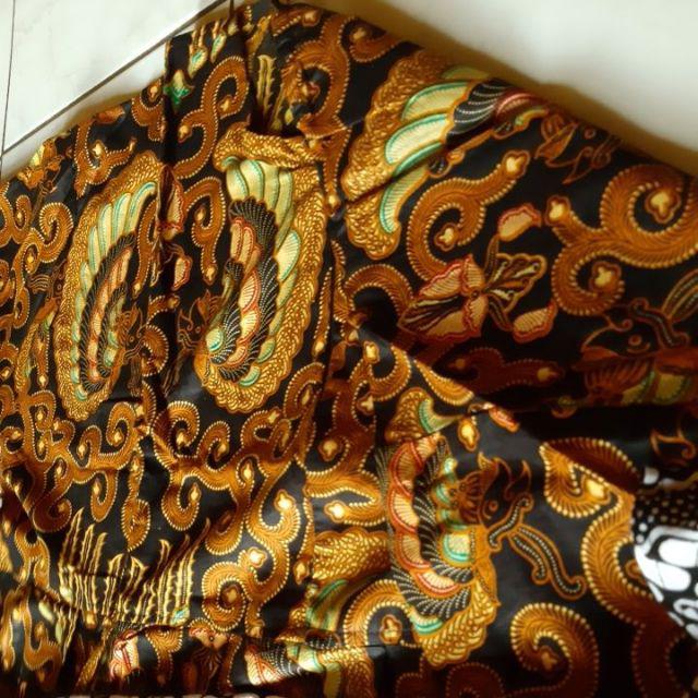 Ms Gamis Batik Sriwedari Maxi Super Jumbo Xxxxl Ld 128cm Bumil/busui Katun Sogan