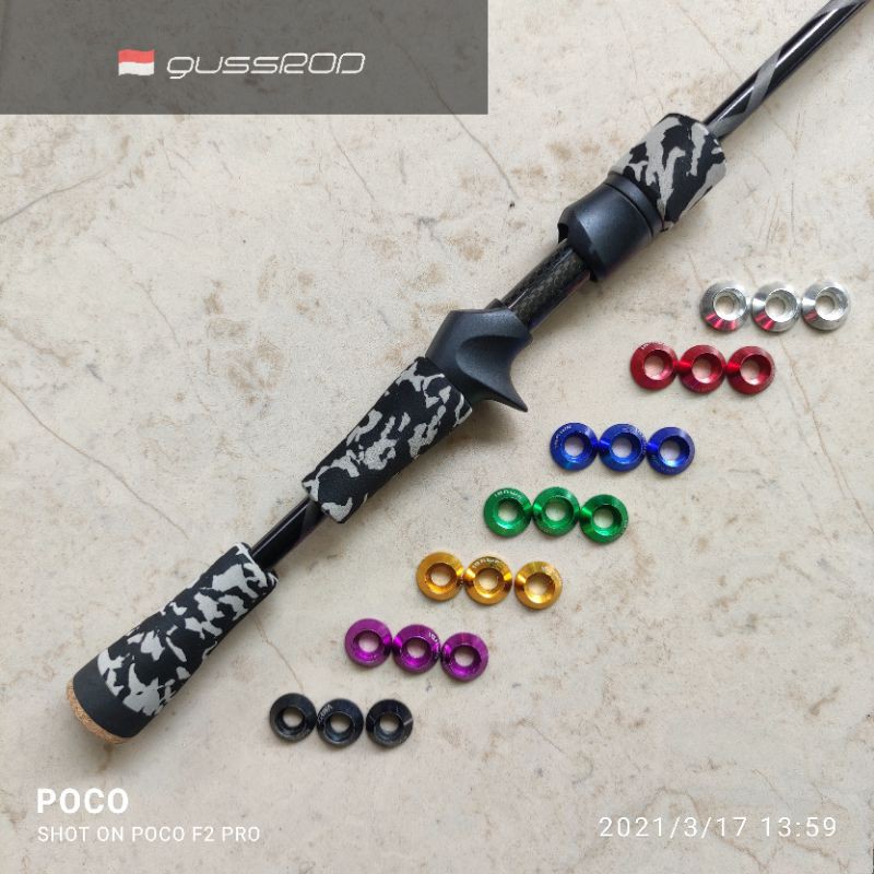 reelseat reel seat SKELETON 16 BC camou japan style siap rakit