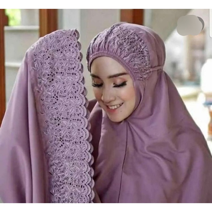 Mukena palestena khadijah micro/mukena ori uk jumbo