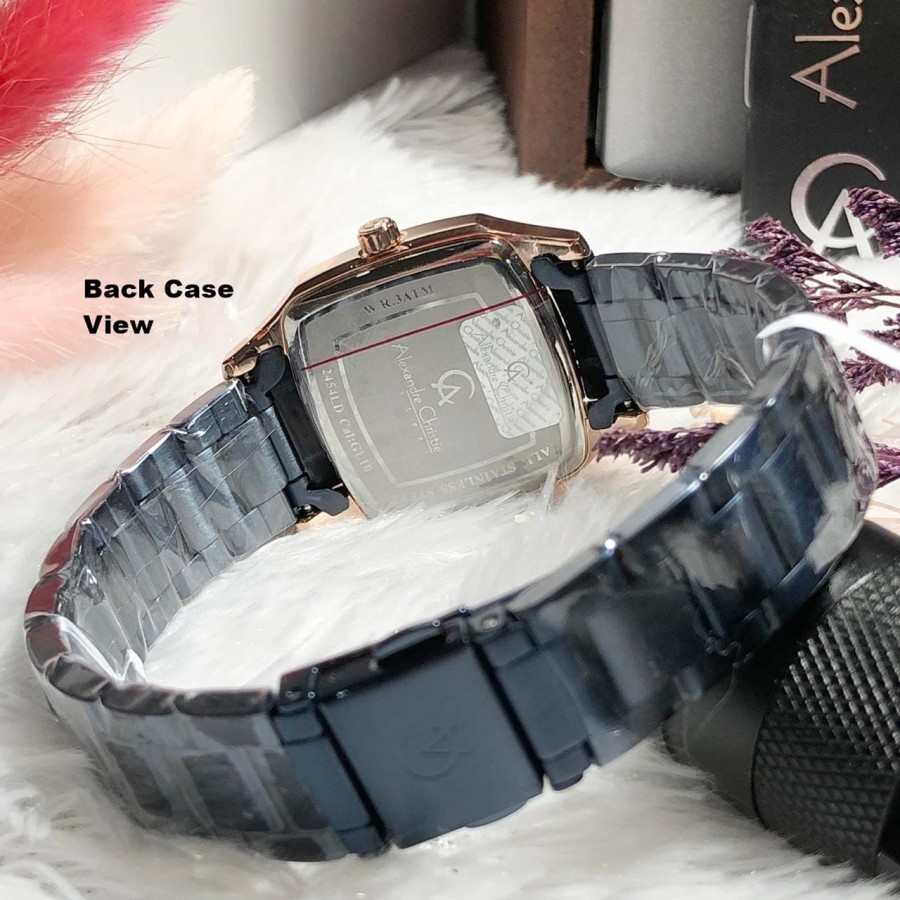 ORIGINAL Jam Tangan Wanita Alexandre Christie Stainles AC 2454 / AC2454 / 2454 Garansi Resmi 1 Tahun