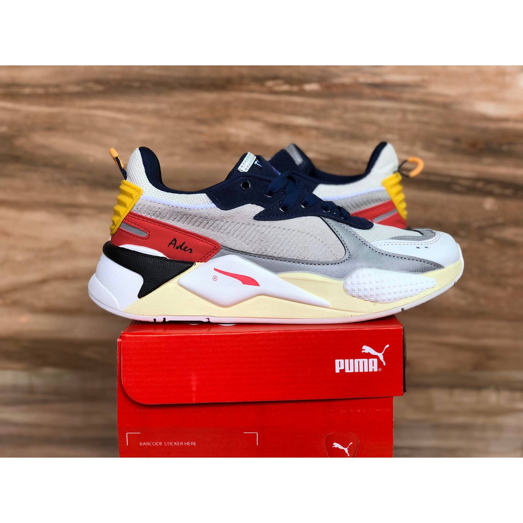 puma rs x white red black