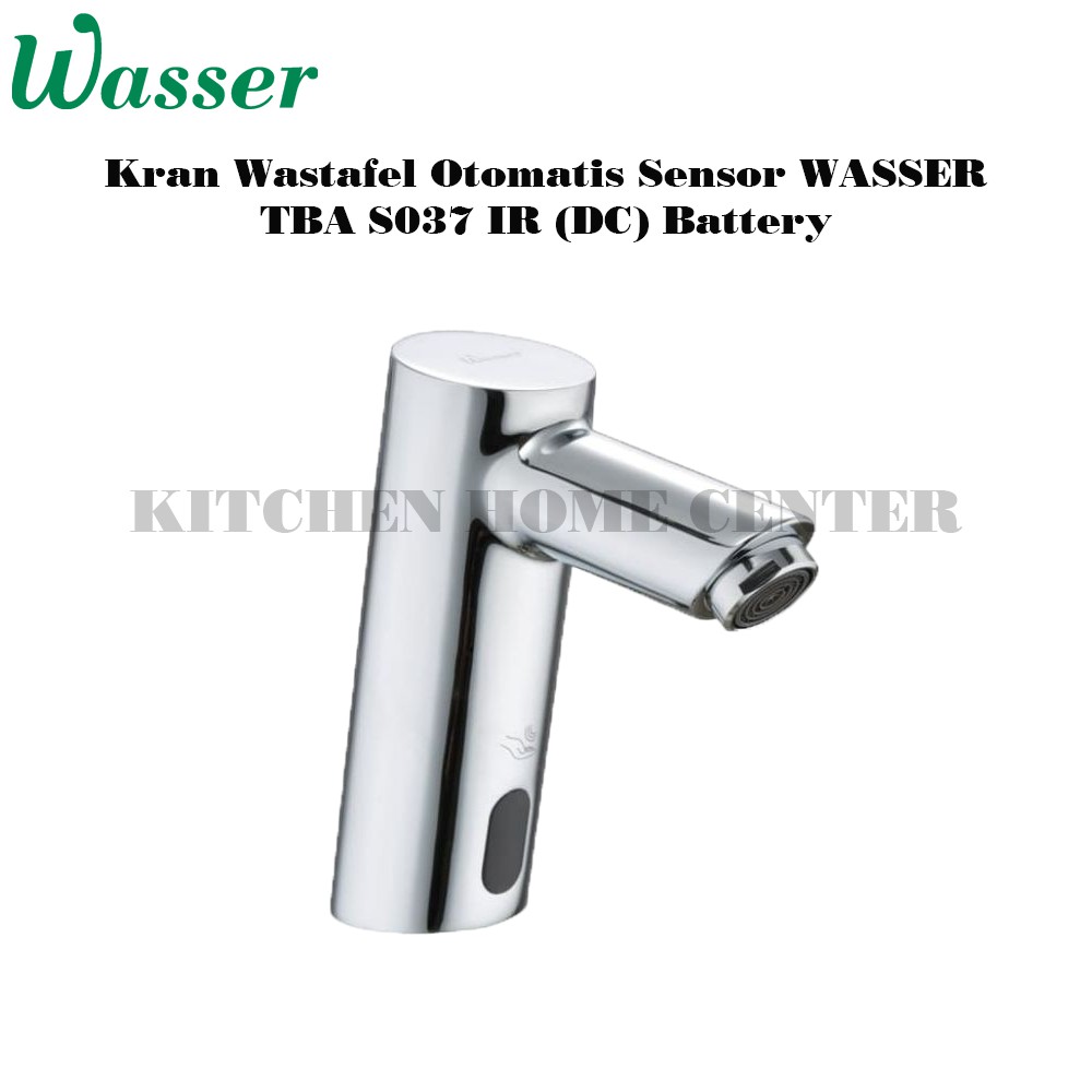 Kran Wastafel Otomatis Sensor WASSER TBA S 037 IR (DC) Battery