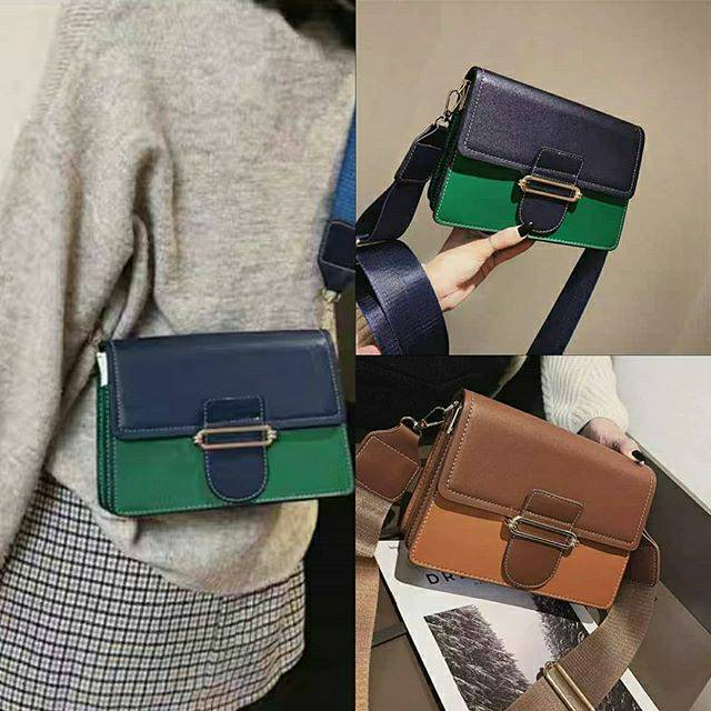 ready cod tas impor wanita batam bahan kulit selempang murah handbag