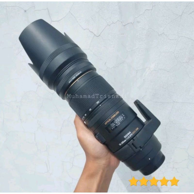 Lensa Tele DSLR Sigma 70-200mm F2.8 APO DG HSM Optical Stabilizer For Nikon Mulus Murah