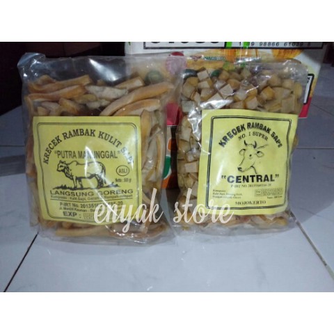 

Kerupuk kulit / Rambak Kulit Sapi (Mentah) 500gr