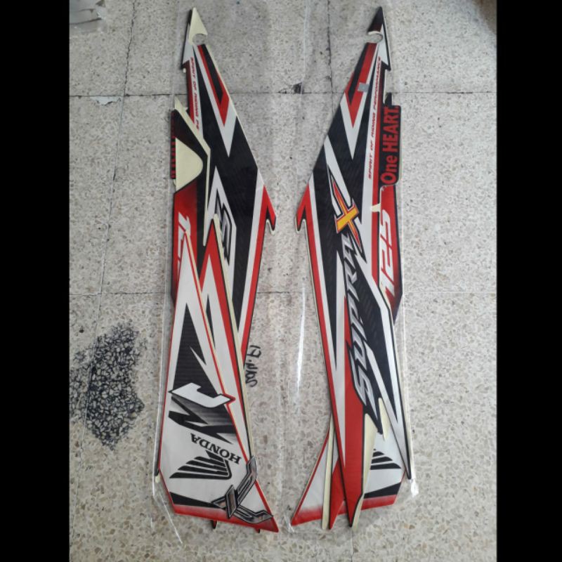 (BISA COD) Striping sticker Standar Original Honda Supra x 125 fi tahun 2014