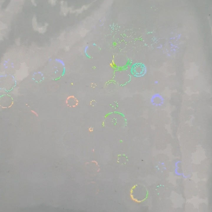 LAMINASI HOLOGRAM BUNGA A3