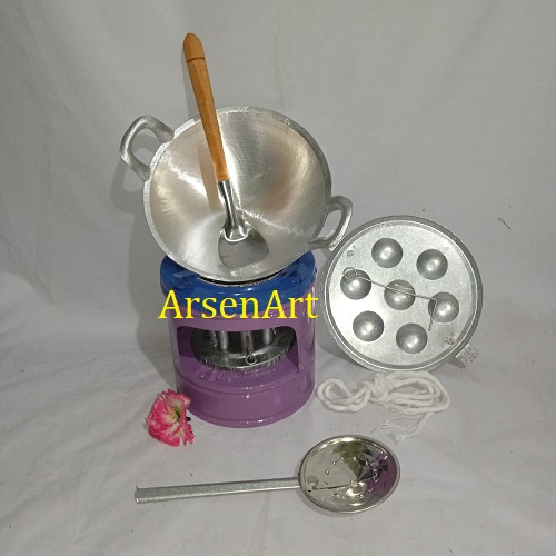 Kitchen Set - Mainan Masak Masakan Kompor Mini ( Pkt E ) Kompor Set Cetak Telor 5 Barang