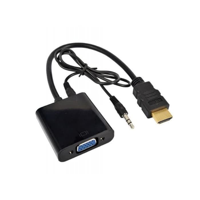 CONVERTER HDMI TO VGA WITH AUDIO / KABEL HDMI TO VGA + AUDIO