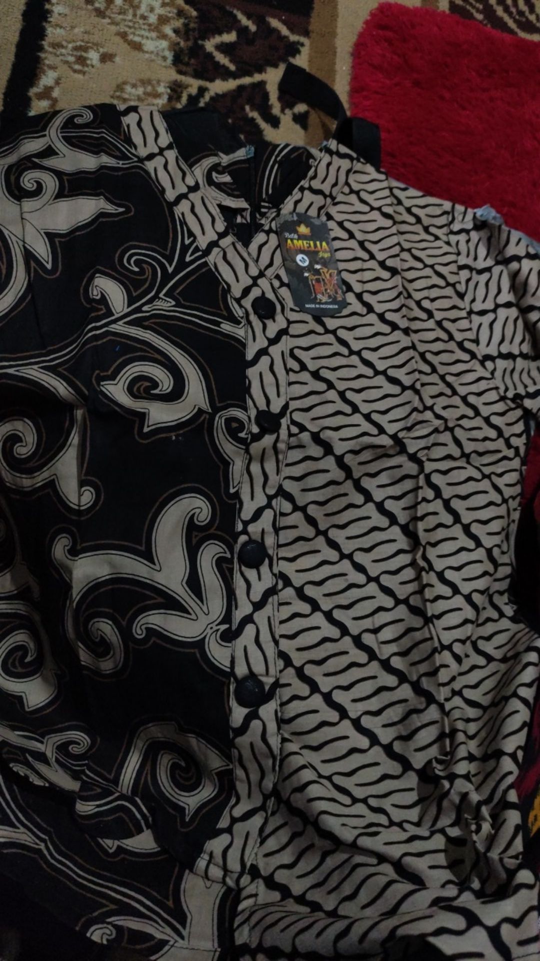 Blus Batik Ukel Junjing Atasan Wanita Casual Formal Seragaman Kantoran Katun Work Outfit