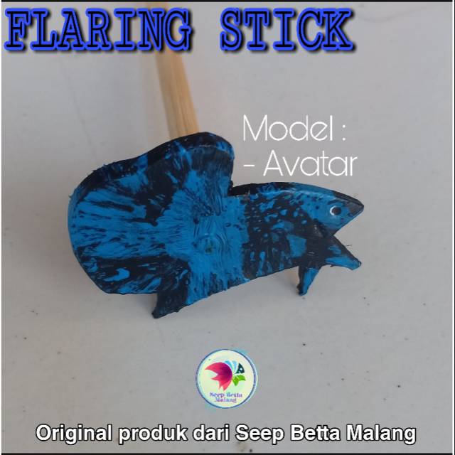 FLARING STICK IKAN CUPANG Model AVATAR BLUE