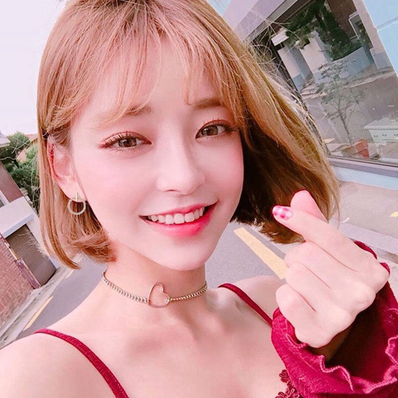 Anting Bentuk Lingkaran Bahan 925 Silver Gaya Korea Untuk Wanita