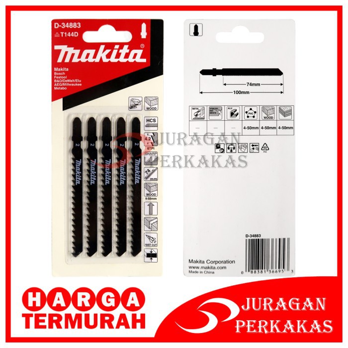 MAKITA MATA JIGSAW T144D MESIN GERGAJI KAYU TRIPLEK WOOD JIG SAW BLADE