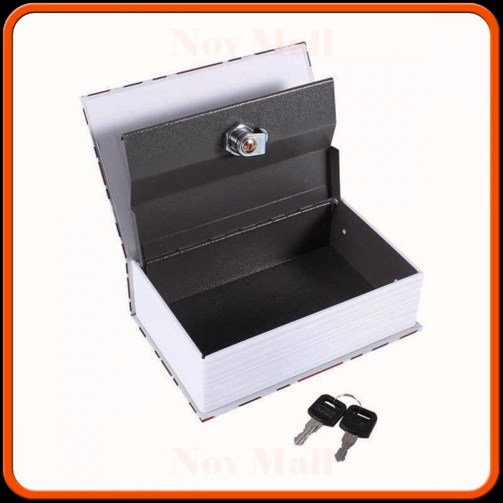 Kotak Buku Novel Safety Key Lock Box Hidden Storage - DHZ004