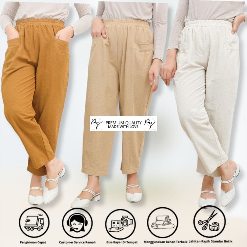 CEALANA JUMBO WANITA KEKINIAN WILLOW HAREM PANTS BAWAHAN