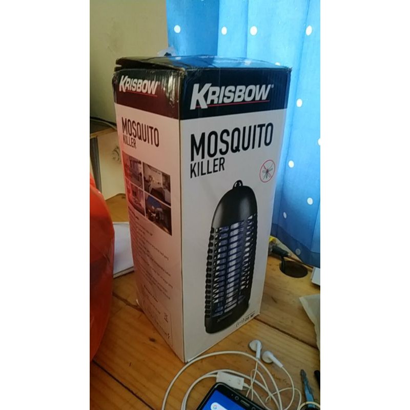 Jual Krisbow Mosquito Killer Hitam 6 Watt / 20m2 / Lampu Perangkap ...