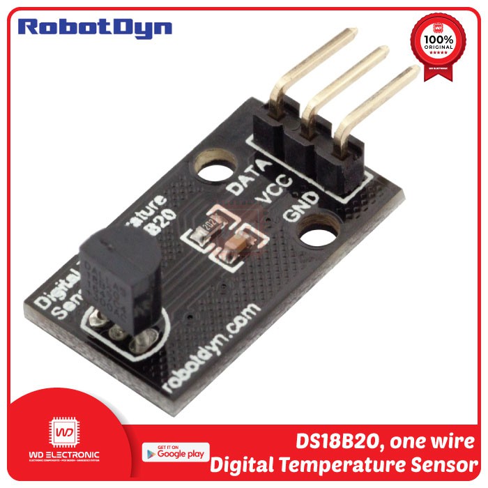 ROBOTDYN DS18B20 DIGITAL TEMPERATURE SENSOR DS18B20 MODULE