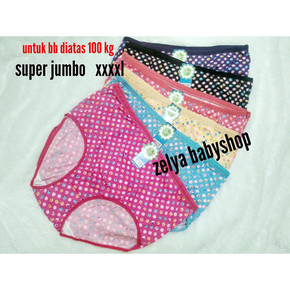 Jual CELANA DALAM  WANITA SUPER JUMBO  BIG SIZE XXXXL Limited