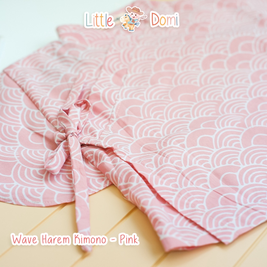 Wave Kimono Top ( Boy / Girl ) - Pakaian Bayi - Kimono Bayi - Atasan Bayi - Little Domi