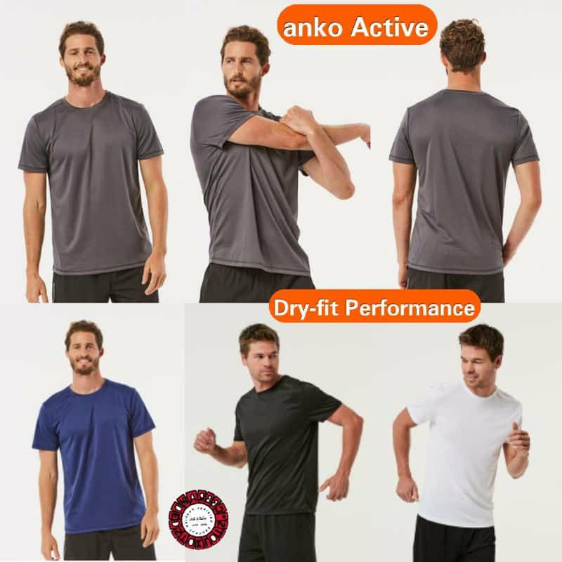 Anko Active Dry Fit tshirt /kaos Olahraga