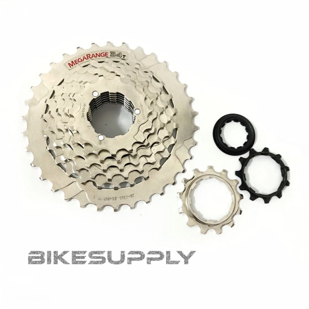 Sprocket Gear Shimano HG40 Megarange 8 speed 11-34 T Berkualitas