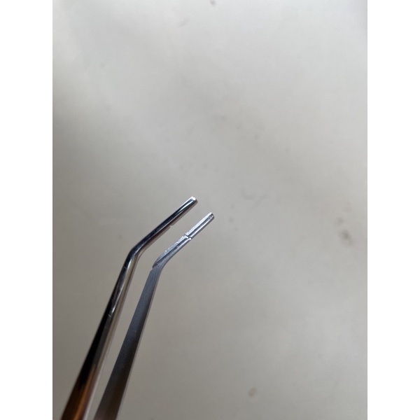 pinset bengkok/ tweezer / locking /soldering