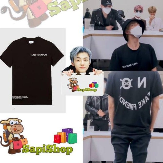 Kaos Kpop NO FAKE FRIENDS half shadow Jaemin NCT